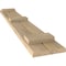 Ekena Millwork Americraft 2-Board (3 Batten) Wood Joined Board-n-Batten Shutters w/Ellipt Top, ARW401BE207X77UNH, PR ARW401BE207X77UNH - alternate 3